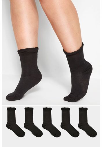 5erpack socken  schwarz