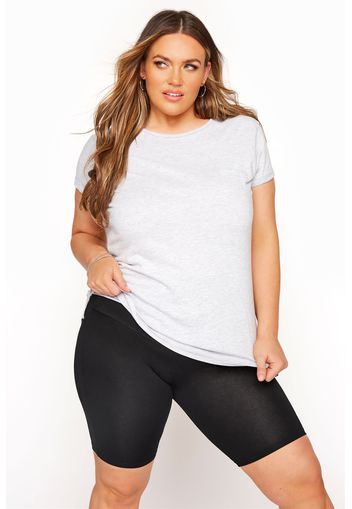 Figurformende kurze leggings  schwarz