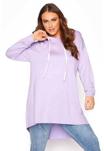 Große größen lilac tunic hoodie 50-52