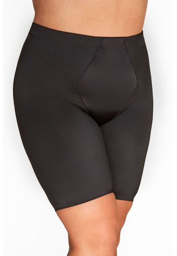 Satinstützshorts  schwarz