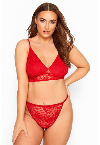 Limited collection spitzenbralette  rot