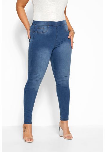 Große größen lola jeggings  blau 81cm > 54