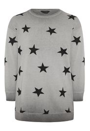 Große größen grey star washed sweatshirt 54-56