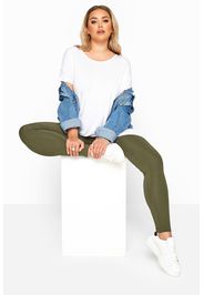 Große größen leggings  khaki 44