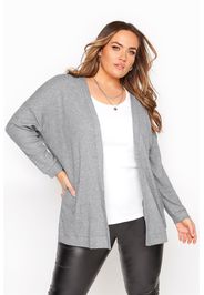 Große größen grauer soft touch cardigan 42