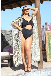 Limited collection animal print maxi cover up