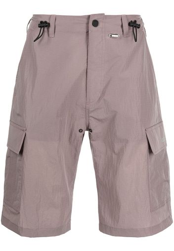 032c Cargo-Shorts mit Kordelzug - Violett