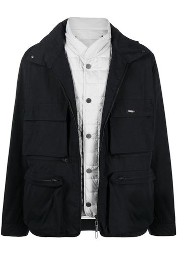 032c zip-up utility jacket - Schwarz