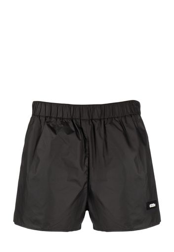 032c logo-patch swim shorts - Schwarz