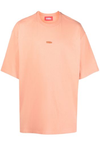 032c short-sleeves cotton T-shirt - Orange