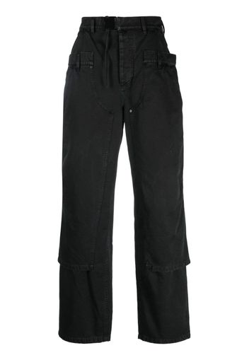 032c Double Shift cotton utility trousers - Grau