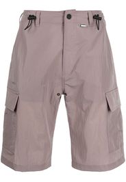 032c Cargo-Shorts mit Kordelzug - Violett