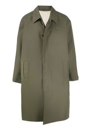 032c Trenchcoat mit Logo-Schild - Grün