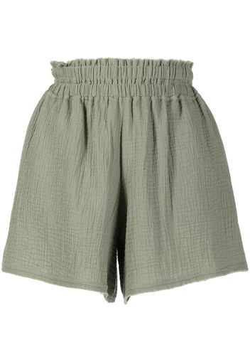 0711 Lockere Wasabi Shorts - Grün