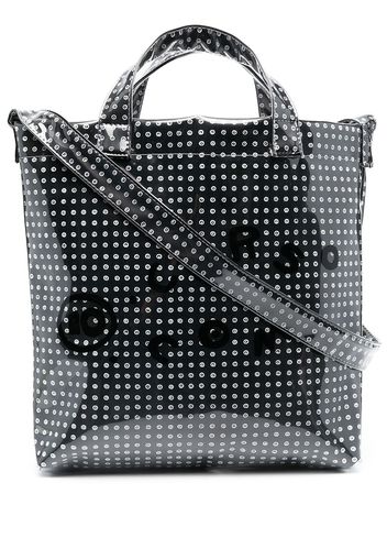 10 CORSO COMO Shopper mit Monogramm-Print - Schwarz