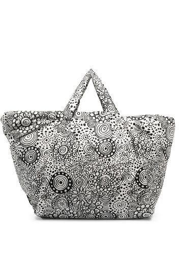 10 CORSO COMO Handtasche mit Print - Weiß