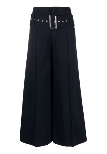 10 CORSO COMO wide-leg belted-wais trousers - Blau