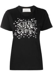 10 CORSO COMO T-Shirt mit Logo-Print - Schwarz