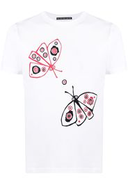10 CORSO COMO T-Shirt mit grafischem Print - Weiß