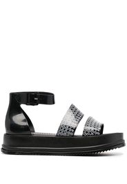 10 CORSO COMO Sandalen mit Print - Schwarz