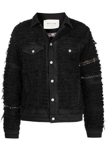 1017 ALYX 9SM Jeansjacke mit Nieten - Schwarz