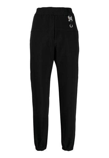 1017 ALYX 9SM tapered buckle detail trousers - Schwarz