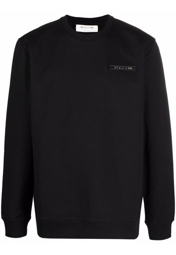 1017 ALYX 9SM Sweatshirt mit Logo-Patch - Schwarz