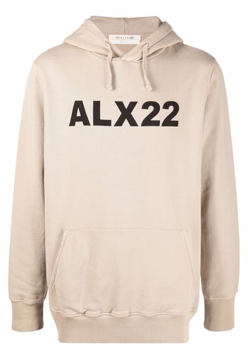 1017 ALYX 9SM logo-print hoodie - Nude