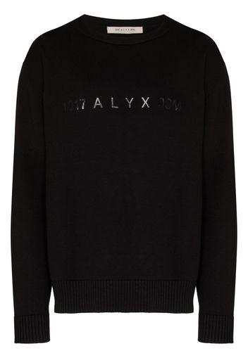 1017 ALYX 9SM logo-print long-sleeve sweatshirt - Schwarz