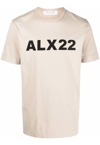 1017 ALYX 9SM logo-print T-shirt - Nude