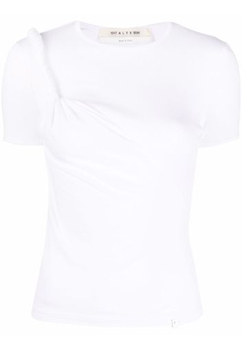 1017 ALYX 9SM asymmetric twist T-shirt - Weiß