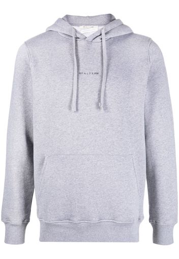 1017 ALYX 9SM logo-print cotton hoodie - Grau