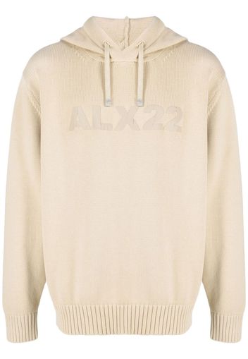 1017 ALYX 9SM logo-print hoodie - Nude