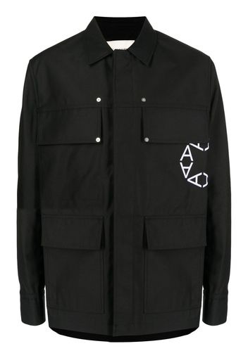 1017 ALYX 9SM logo-print shirt jacket - Schwarz