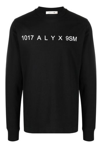 1017 ALYX 9SM T-Shirt mit Logo-Print - Schwarz