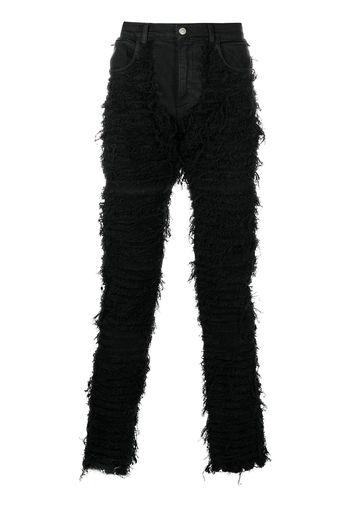 1017 ALYX 9SM textured cotton trousers - Schwarz