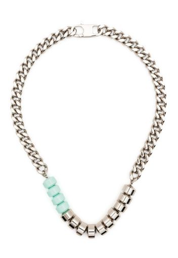 1017 Alyx 9SM candy charm curb-chain necklace - Silber