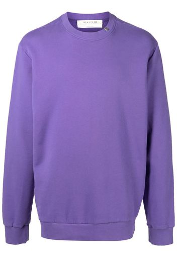 1017 ALYX 9SM rib-trimmed crew-neck sweatshirt - Violett