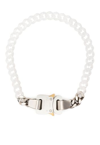 1017 ALYX 9SM rollercoaster buckle necklace - Weiß