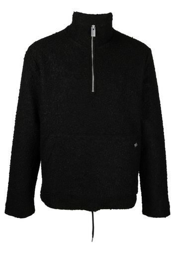 1017 ALYX 9SM Elevated half-zip sweater - BLK0001