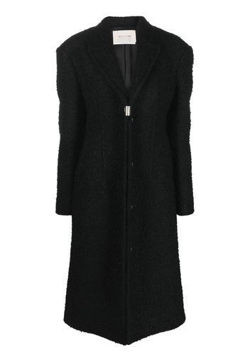 1017 ALYX 9SM bouclé-effect hardware-detail coat - Schwarz