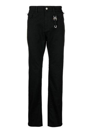 1017 ALYX 9SM buckle-detail straight-leg jeans - Schwarz