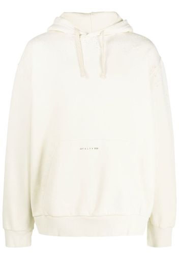 1017 ALYX 9SM logo-print cotton hoodie - Nude