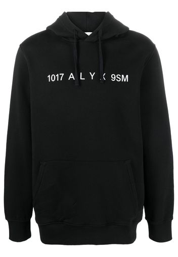 1017 ALYX 9SM long-sleeve hoodie - Schwarz