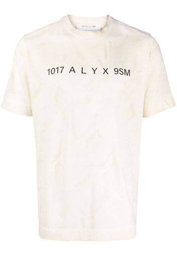 1017 ALYX 9SM logo-print detail T-shirt - Nude