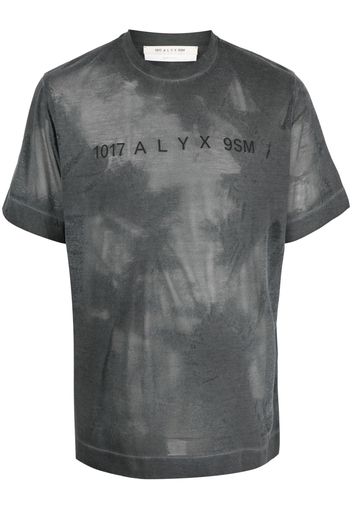1017 ALYX 9SM graphic-print cotton-blend T-Shirt - Schwarz
