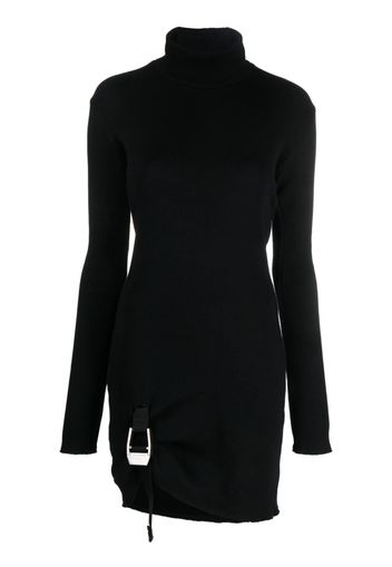 1017 ALYX 9SM buckle-detail ribbed-knit minidress - Schwarz