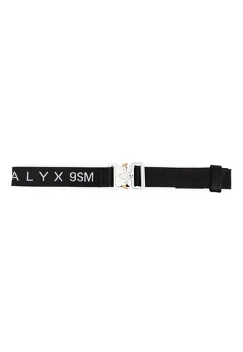 1017 ALYX 9SM logo-jacquard buckle-fastening belt - Schwarz