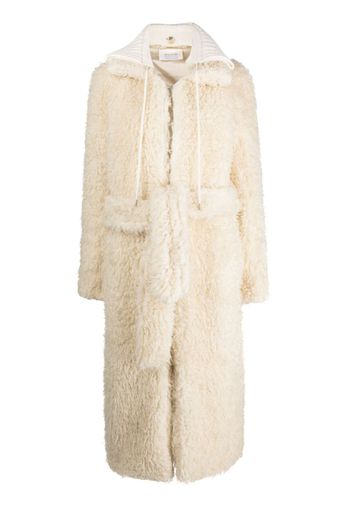 1017 ALYX 9SM single-breasted shearling coat - Nude