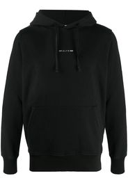 1017 ALYX 9SM Kapuzenpullover mit Logo-Print - Schwarz